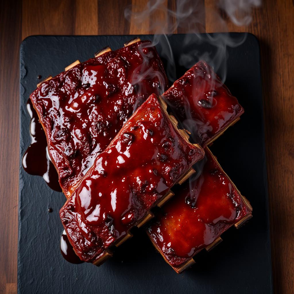 Sticky Glazed Ribs